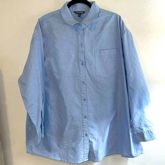 Steve Madden Other - Steve Madden Men’s Blue Dress Shirt
